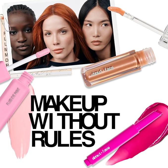 about-face Blush Rush Liquid Blush – Hydrating, Buildable Formula with Jojoba Oil, Hyaluronic Acid, and Squalane – Long-Lasting Dewy Finish – Vegan & Cruelty-Free (In the Dust – Rosy Mauve)