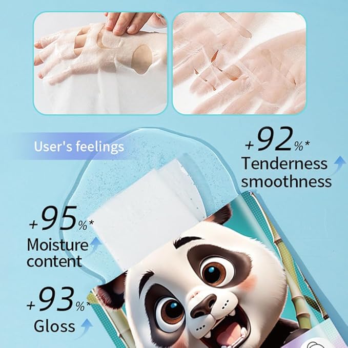 Kaely 8 Pack White Sheet Masks, Face Masks for Kids Teens Skin Care, Soothe Facial Mask for All Skin Types, Girls Night Skincare Spa Party, Birthday Gifts for Women Men, Set01