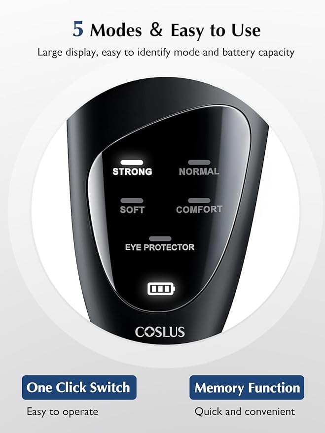 COSLUS Face Scrubber Facial Cleansing Brush: Silicone Portable Waterproof Rechargeable Face Wash Brush, 4 Cleansing Modes, Electric Face Exfoliator for Men Women Cleaning, Exfoliating, Massaging