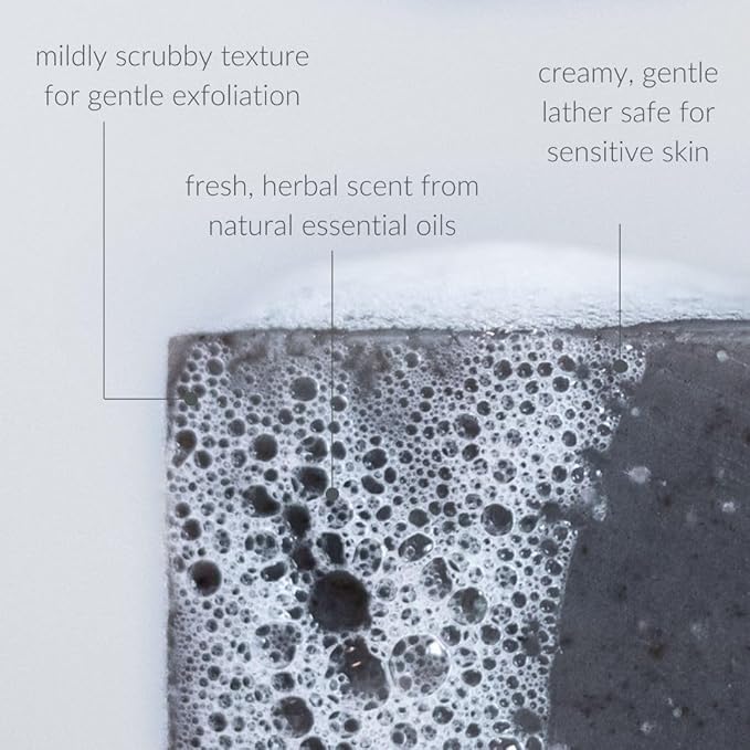 Osmia Skincare - Natural Exfo Body Soap | Niaouli, Lemongrass Essential Oils | Smooth, Soothe Skin | Clean Beauty For Healthy Skin (4 oz | 113 g)