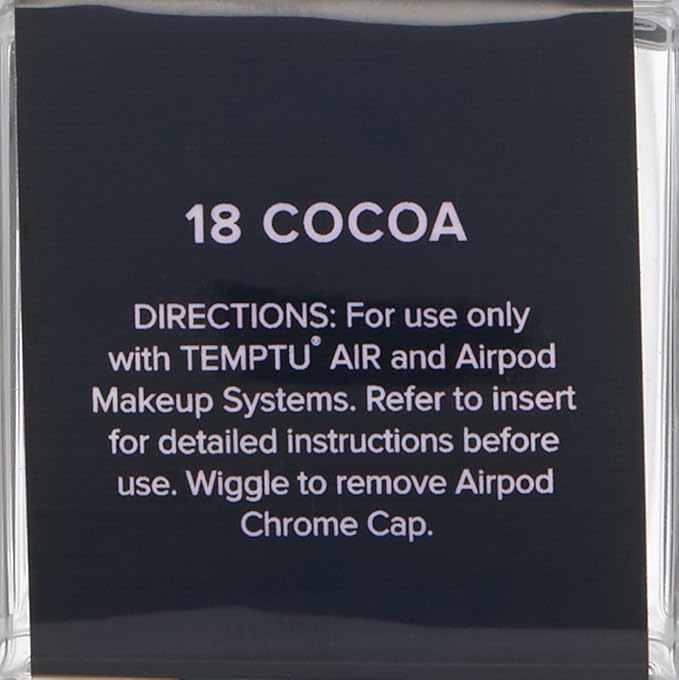 TEMPTU Perfect Canvas Airbrush Foundation Airpod: Anti-Aging Long-Wear Makeup, Buildable Coverage Semi-Matte, Natural Finish