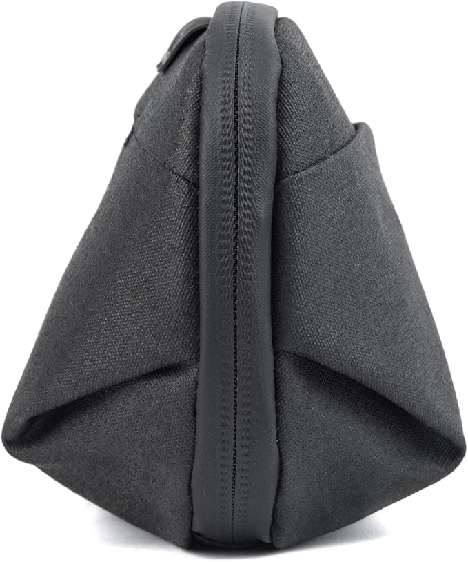 Peak Design Small Wash Pouch, Black, Weatherproof Travel Toiletry Bag, Upright or Hanging Toiletry Kit with Pockets, Magnetic Toothbrush Pocket, Wide UltraZip Opening, Toiletry Bag for Men and Women