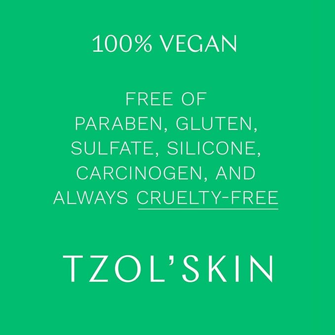 TZOL' SKIN Day Time Discovery Set- Day Time Serum and Face Moisturizer, Day Set, Vegan, Free of Paraben, Silicones, and Sulfates. Always Cruelty Free.