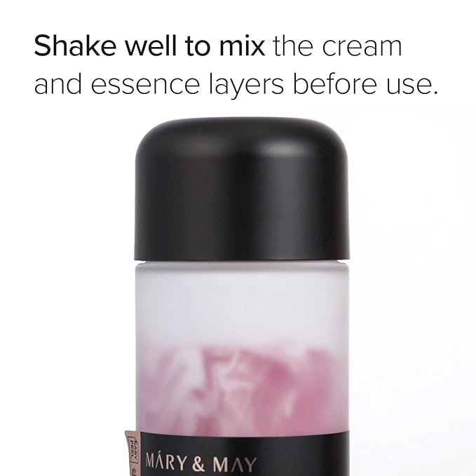 Mary&May Vegan Blackberry Complex Cream Essence Duo- Intense Hydrating & Soothing Face Essence - Fragrance-Free, Hypoallergenic, Deep Moisture, Boost Elasticity, Korean Skincare, 9.46 fl.oz.