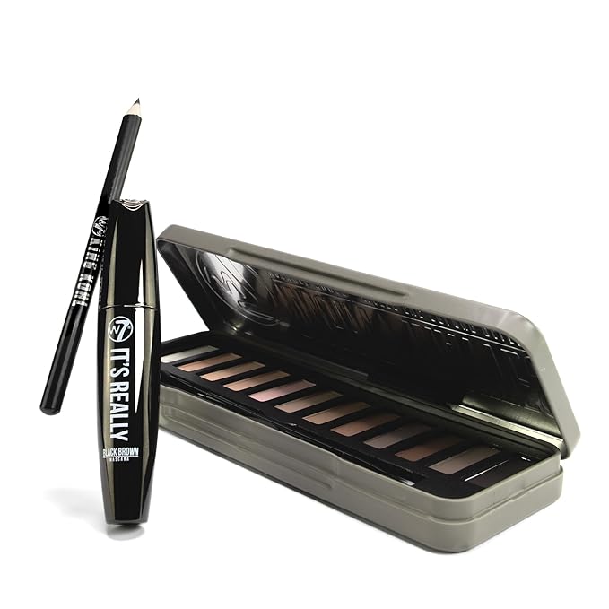W7 - Meet Your Mattes Gift Set - Eyeshadow, Mascara & Eyeliner Makeup Kit - Perfect, Cruelty Free Makeup Gift Set