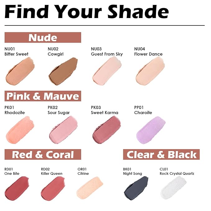 FOCALLURE Moisturizing Shiny Lipstick,Pearl Shimmery Finish,Hydrating Tinted Lip Balm with Creamy Texture,Long Lasting High Pigmented Lip Stain,Bitter Sweet