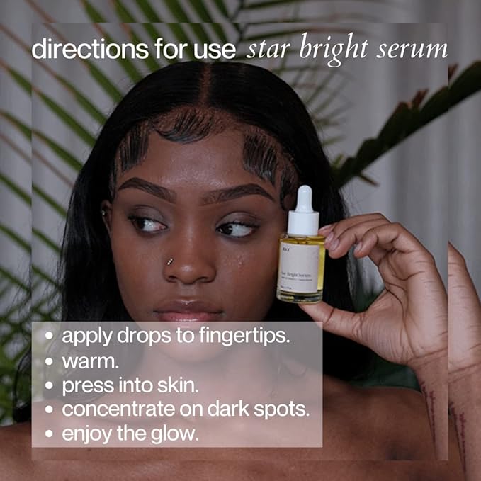 Star Bright Vitamin C Serum - Brightening Face Serum with THD Vitamin C, Rosehip, and Sea Buckthorn | Brighten and Even Skin Tone | Target Signs of Aging | 1 fl oz (30 mL)