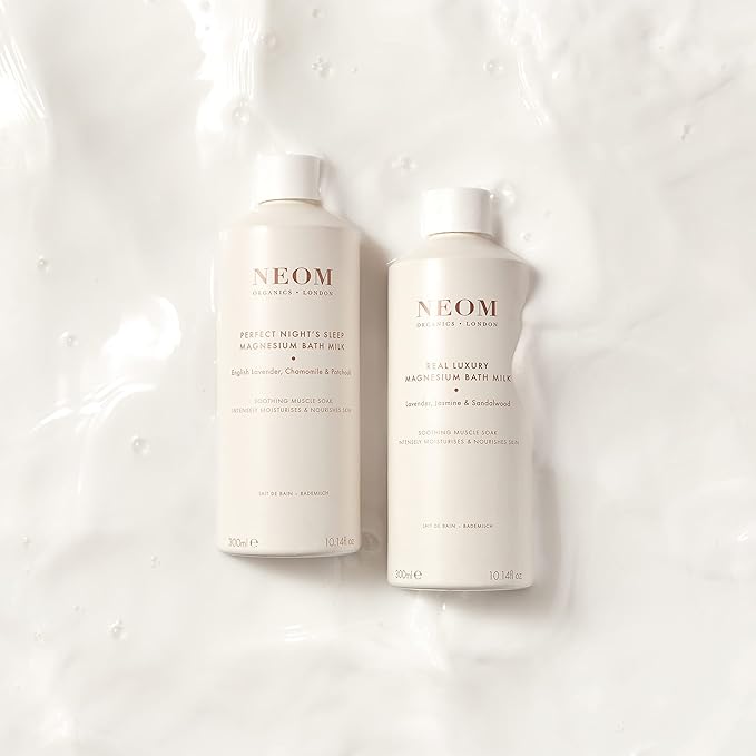 NEOM- Magnesium Bath Milk (Perfect Night's Sleep), 10.14 Ounce (Pack of 1), White