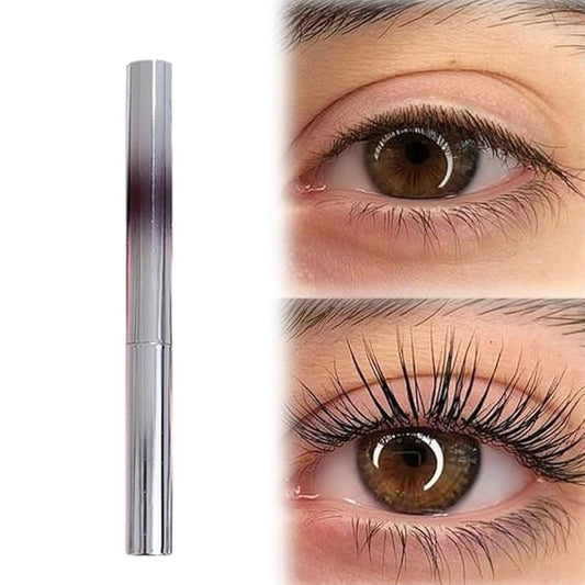 Iron Wand Mascara, 2025 New Metal Wand Mascara Volume and Length Waterproof, Long-Lasting 3D Curling Eyelash Lash Extensions Iron Mascaras (Black)