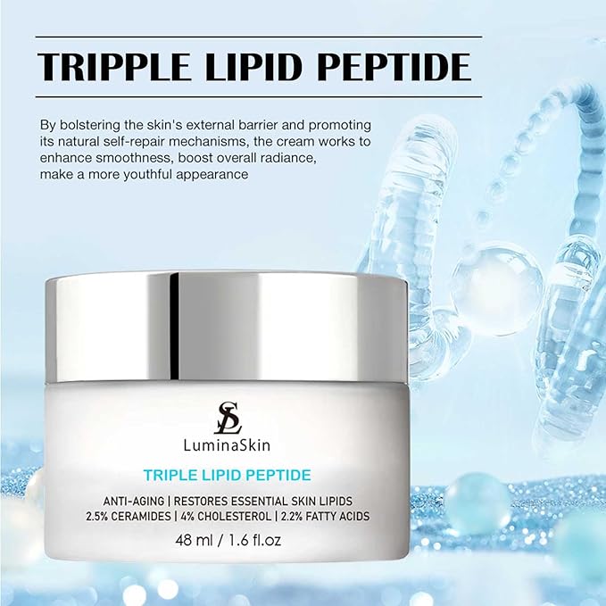 Triple Lipid Peptide - Restore & Fix Mature Skin Advanced Anti-Aging Cream for Radiant, Smooth Skin
