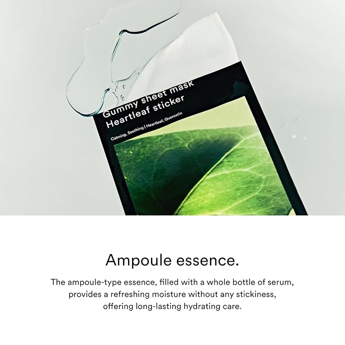 Abib Gummy Sheet Mask 10 Sheets Heartleaf (Soothing)