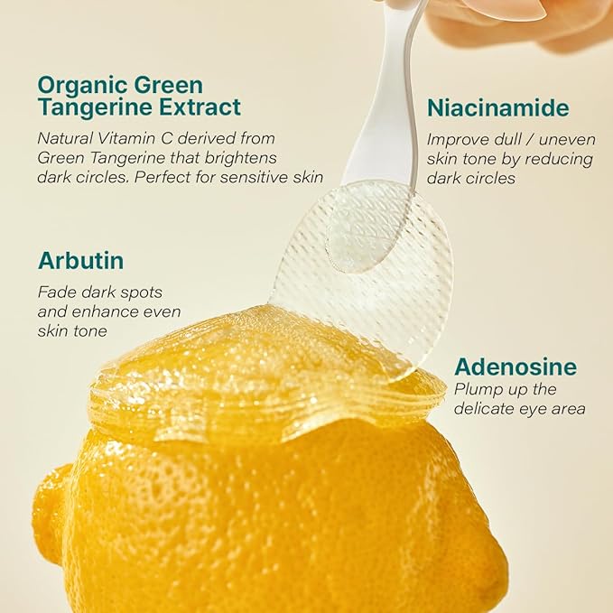 GOODAL Green Tangerine Vitamin C Glow Kit – Serum, Cream & Eye Patch Set | Korean Skincare for Dark Spots & Radiance | Get Sheet Mask 5-Pack for $4 with Bundle Purchase