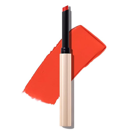 MAKE Beauty Cream Supreme Long-Lasting Lipstick. High Impact Hydrating Lip Color with Emollient Moisturizing Formula. Creamy Semi-Glossy Lipstick - Shade, Molten