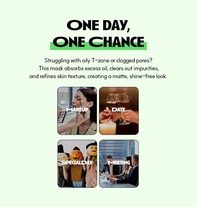 FLAWLESS TODAY Pore Refining Face Mask | Korean Skincare for Oily, Acne-Prone & Textured Skin | Charcoal & Perilla for Pore Tightening | 120ml 4.05fl.oz