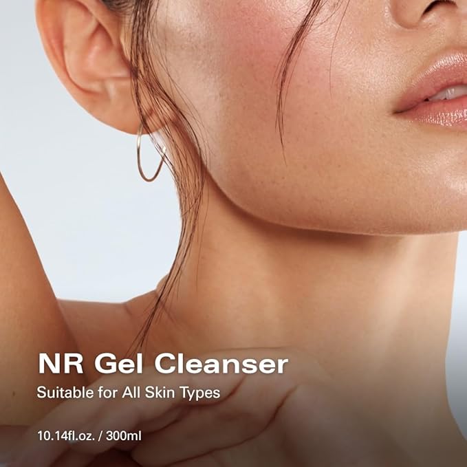 Korean Face Wash [10.14oz] - Ampoule Cleanser - NR Balancing Gentle Face Cleanser - Korean Glass Skin - Balances pH - Moisturizes & Hydrates - Anti-Aging - For All Skin Types - 6 Month Supply