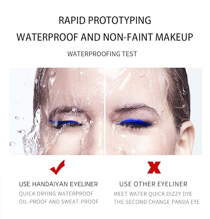 BestLand 12 Colors Matte Liquid Eyeliner Set Colorful UV Neon Eyeliner Pencil Pigmented Waterproof Smudgeproof Long Lasting Eye Liner Xmas Christmas Festival Makeup Gift Kit for Women (Set C)