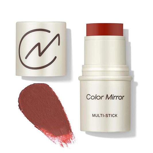 Multi-Use Makeup Stick - Blush, Lipstick, Eyeshadow & Highlighter For All Skin, Buildable Color, Long-Lasting, Lightweight, Natural Soft Finish(21 Cherry Tomato Matte), 0.158 oz