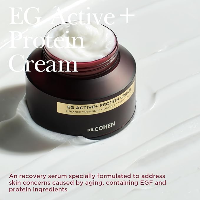 Nano-EGF Hydrating Face Cream – Egg Protein, Ceramide & Hyaluronic Acid – Daily Skin Hydrating Facial Cream – Ideal for Post-Skin Care Routines – 1.69 fl oz