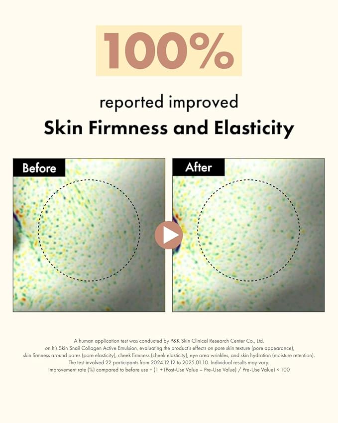 It'S SKIN Snail Collagen Active Cream 1.69 Fl Oz, rich hydrating & firming face cream with snail mucin, dual collagen and ceramide for pore care and long-lasting moisture, Korean Skincare