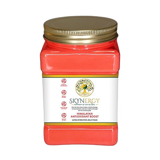 Himalayan Antioxidant Boost Jelly Mask -Professional Grade HydroGlo facials professional Peel Off Face Mask for Skin Hydration, Radiance, Reduced Fine Lines, and Pigmentation | 30 fl oz