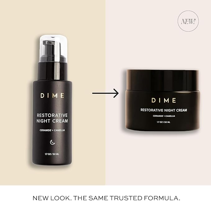 Dime Beauty Moisturizing Set - Dewy Day Cream + Restorative Night Cream (1.7 oz Each)