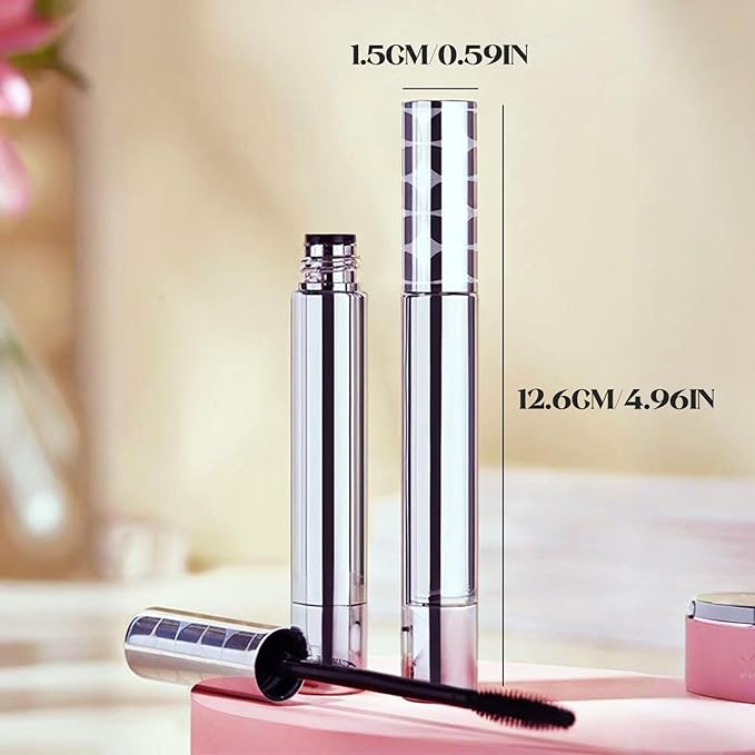 Mascara for Older Women 60 Plus, 2025 New Mascara Volume and Length for Mature Women with Thinning Lashes, Waterproof Long Lasting for Eyelash Makeup (Brown+Black)
