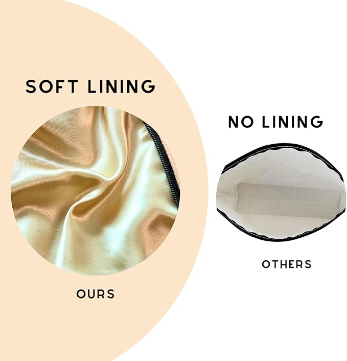 Women Birthday Unique Bride to be Bridal Shower Initial Gifts for Mom Sister Friend Her Teacher Aunt Makeup Cosmetic Bag with Mirror Mothers Day Christmas Graduation S