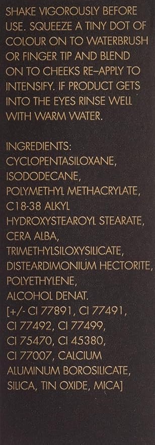 Daniel Sandler WATERCOLOUR BLUSH LIQUID CARESS. Buildable & Blendable Long-Lasting Waterproof Liquid Blush for Cheeks & Lips for All Skin Types including Mature, Dry, Combination & Oily.