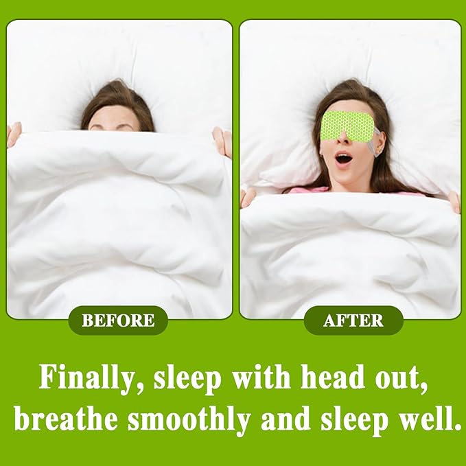 20 Packs Green Tea Scented Steam Eye Mask, Heated Eye Compress for Dry Eyes, Self Heating Eye Masks for Sleep, Spa, Travel Essentials, Relaxation Gift for Women & Men Stocking Stuffers