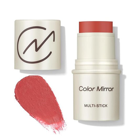 Multi-Use Makeup Stick - Blush, Lipstick, Eyeshadow & Highlighter For All Skin, Buildable Color, Long-Lasting, Lightweight, Natural Soft Finish(18 Fuji Apple Matte), 0.158 oz