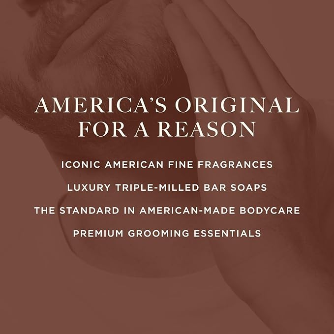 Caswell-Massey Pure Castile Bar Soap for Men & Women, Unscented & Moisturizing Natural Soap Bar for All Skin Types, Made with Essential Oils & Plant-Based Formula for Face, Body & Hair, 6.4 oz