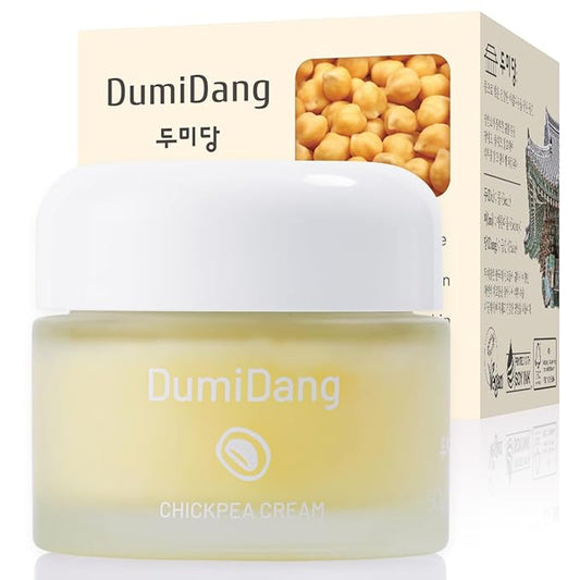 Chickpea Cream - Korean Traditional Vegan Skincare Formula, Deep Moisture Cream with Fermented Chickpeas, Squalane & Shea Butter, 50g | 1.76oz.
