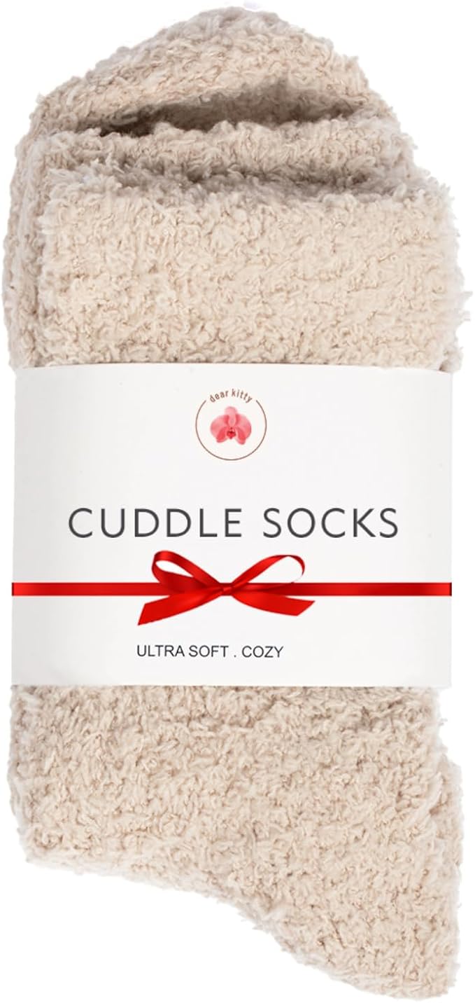 Fuzzy Socks for Women & Men - Cozy Cloud Socks for Sleeping, Gifts, Spa, Travel, Stress Relief, Lounge Wear
