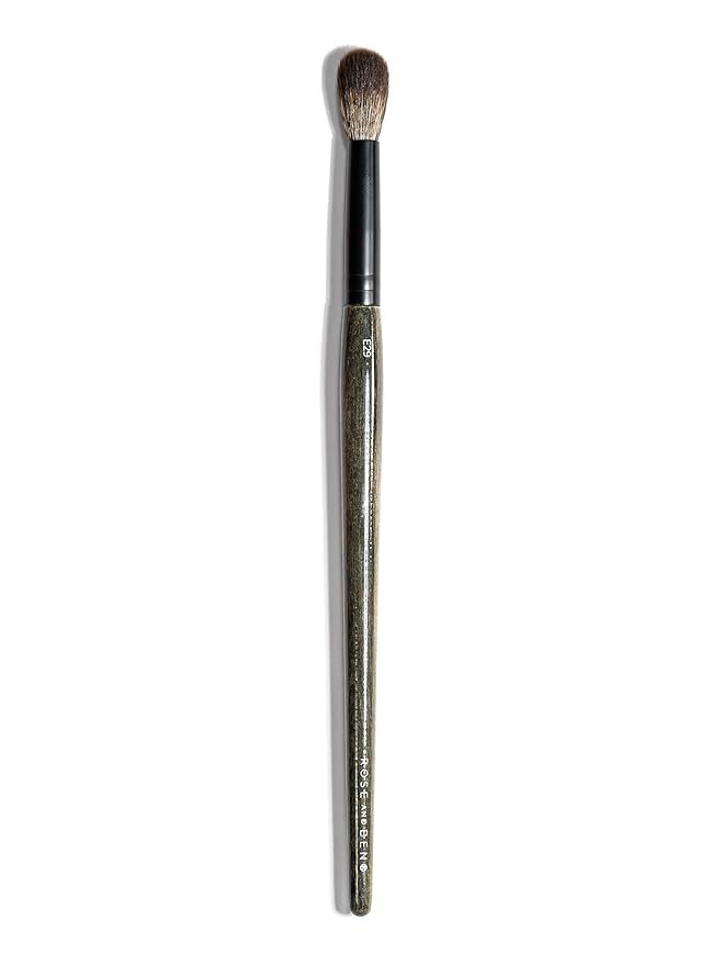 Rose and Ben Beauty E29 Blending Crease Brush | Tapered Dome for Contouring & Depth | Cruelty-Free Bristles