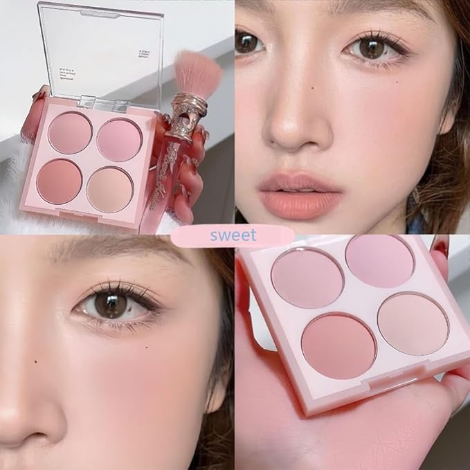 Nude Pink Eyeshadow Eye Shadow Palette Makeup,blush Naturing-Looking, Long Lasting, Neutral Nudes EyeShadow Pigmented Waterproof, sombras para ojos, Girls Monochrome Eyeshadows Gift 03#