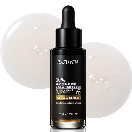10% Niacinamide Serum, Panthenol, Arbutin Face Serum to Help Improve Uneven Skin Tone and Soothing Skin, Hydrating Serum for Radiant Skin, 30 ml
