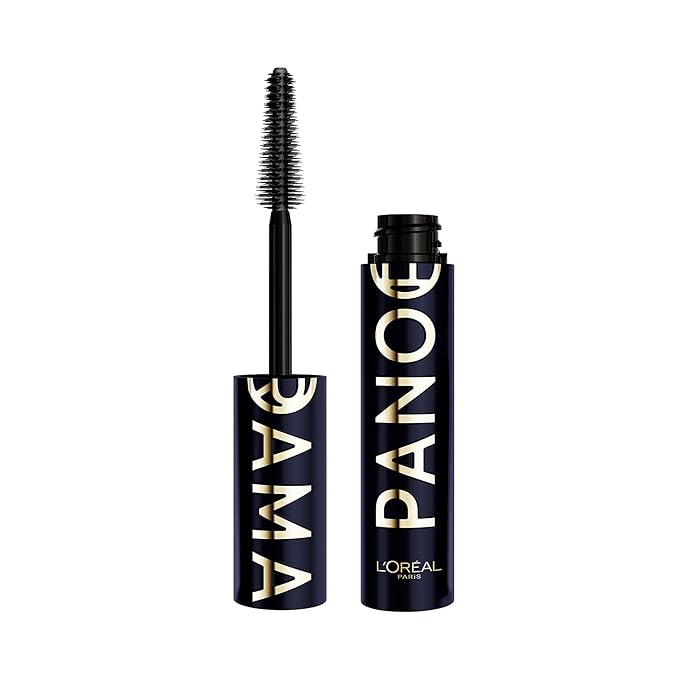 L'Oreal Paris Voluminous Panorama Chromatic Mascara, Volumizing and Lengthening Blue Mascara, Longwear, Smudge-Resistant and Washable, 706 Blue Suede