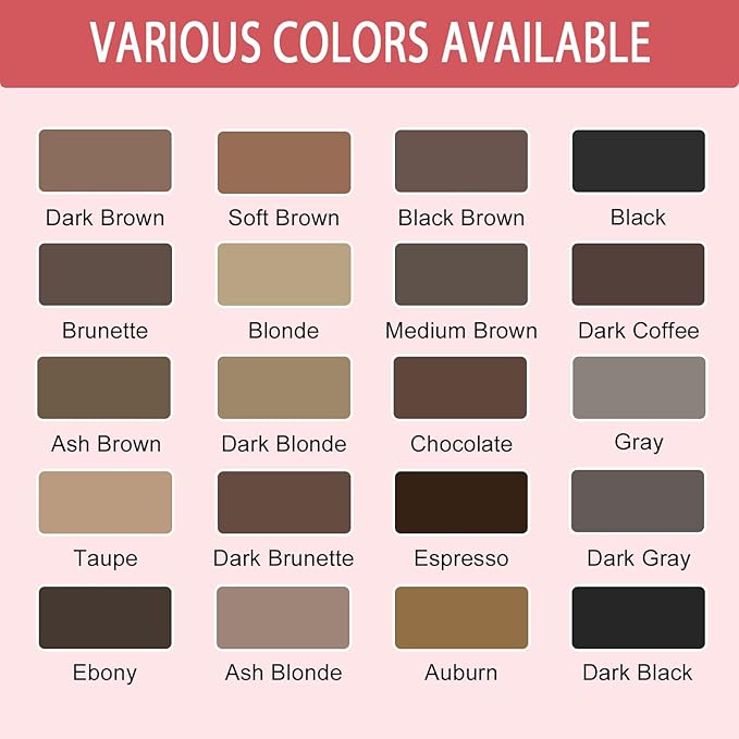 Eyebrow Pencil, 2-in-1 Waterproof Eyebrow Pen, with 2 Tip Microblading Eyebrow Pencil and Ultra-Precise Brow Pencil, with Eyebrow Brush, Eyebrow Pencils for Women, Natural Hair-Like Brows-Black Brown