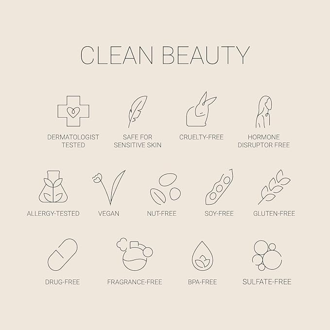 Long-Lasting Lightweight Foundation & Brush Duo | Cruelty-Free, Fragrance-Free, Buildable, Transfer-Proof Makeup (Warm Deep)