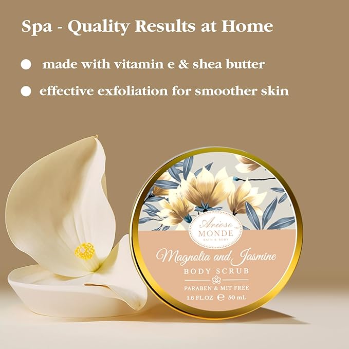 Home Spa Gift Basket, Bath Spa Kit for Women, with Body Lotion, Shower Gel, Bubble Bath, Body Scrub, Bath Salt, Bath Bomb, Bath Gift Set for Mother, Wife Her, with Magnolia and Jasmine Scent