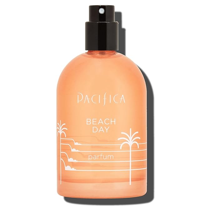 Pacifica Beach Day Spray Perfume, Fragrances, Bliss, Bergamont, Orange Flower, Sandalwood, Amber, Suede Leather, Clean Perfume, Parfum, Eau de Toilette Clean Vegan & Cruelty-Free