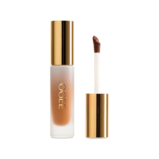Ogee Complexion Perfecting Under Eye Concealer - Certified Organic Full Coverage Concealer - Buildable Coverage - DAPHNE 10.50C - Tan (Yellow-Neutral Undertones)