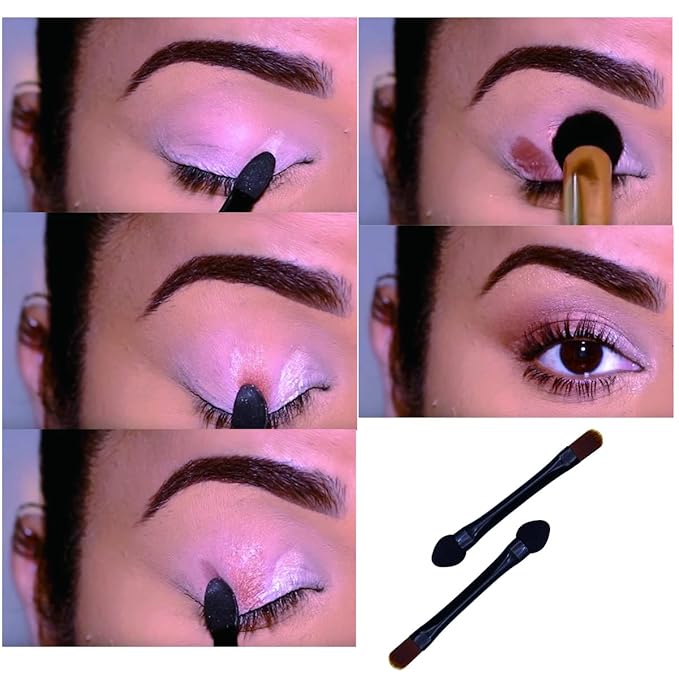 Eyeshadow Brushes Makeup Brushes 10pcs Eyeshadow Sponge Dual Sides Eyeshadow Applicator Travel Eyeshadow Brush Concealer Brush