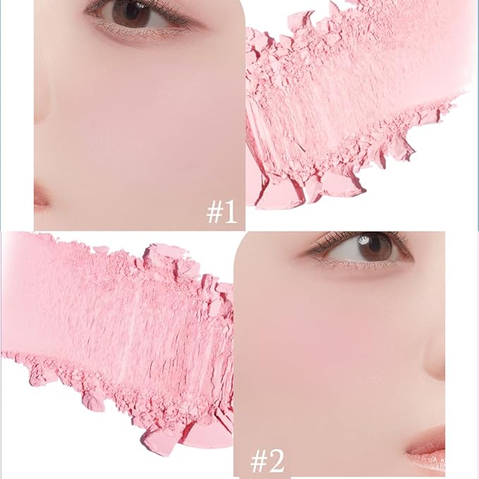 4 Color Matte Pink Eyeshadow Palette – Light Rose Baby Pink Dusty Mauve Soft Lilac eye shadow, Long-Lasting Blendable Powder Eye Makeup for Natural & Glam Looks (4 colors Purple Pink)