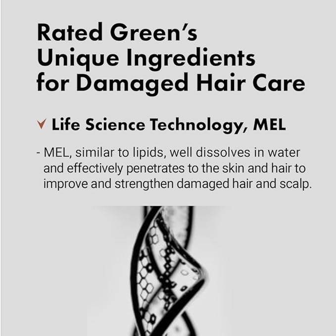 RATED GREEN Real Argan Cold Press Argan Oil Shine Hair Oil w. Glycolipids | Coconut Oil, Moringa Oil | Deep Repair & Shine Boost for Damaged, Frizzy Hair | Korean Vegan Formula | 3.38 fl oz