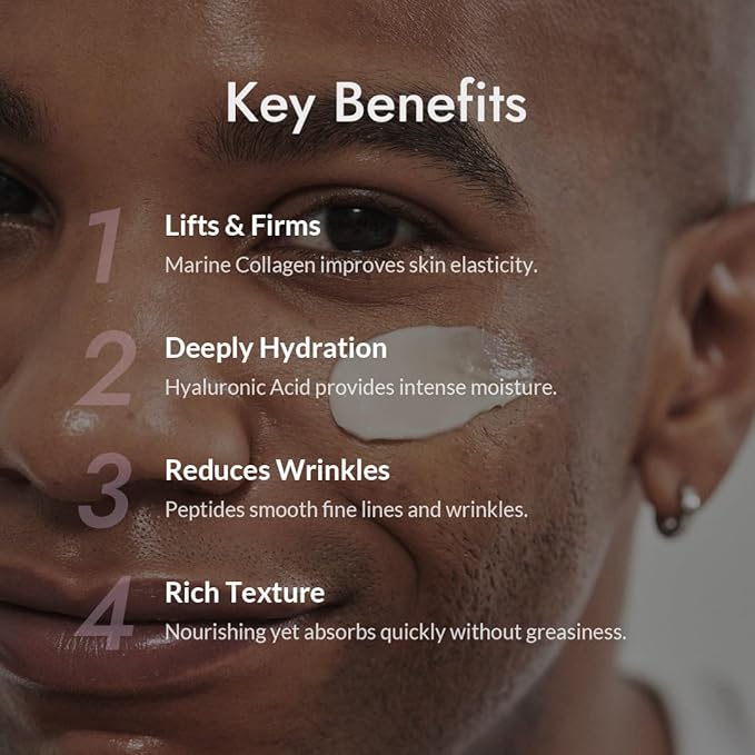 MIZON Collagen Line. Collagen Power Firming Enriched Cream, Korean skincare, wrinkle care, firm skin, anti aging (1.69 FL oz)