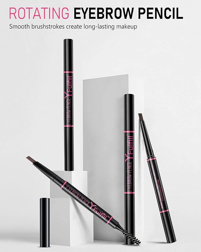 Eyebrow Pencils for Women - Waterproof, Dark Brown