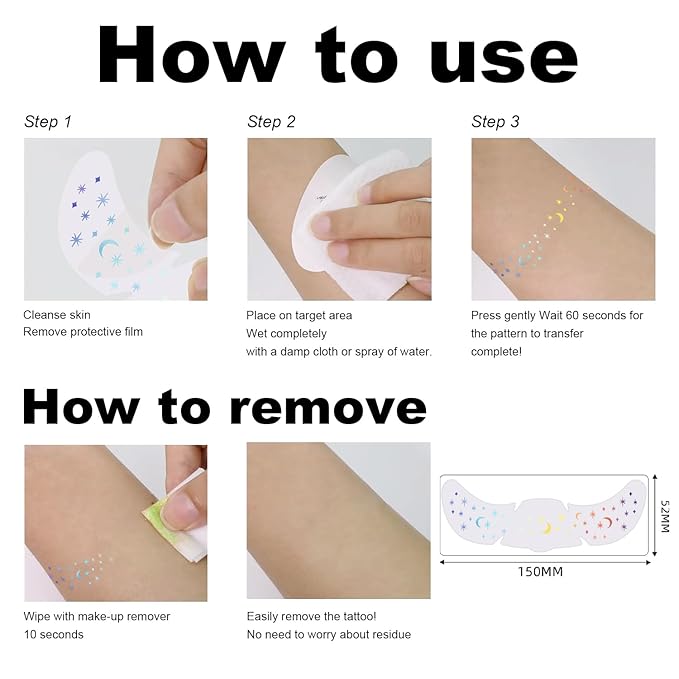 8 Pcs Holographic Multicolor Glitter Freckles Face Tattoo, Glow Up Cosmetic Glitter for Face, Sparkle Makeup Patches, Waterproof Face Speckles for Christmas (8PcsG Holographic Multicolor)