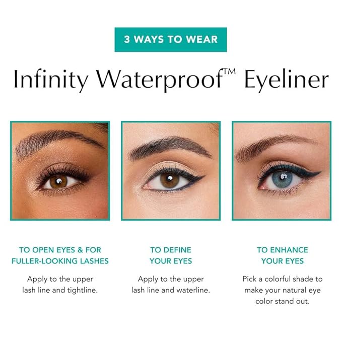 Thrive Causemetics Infinity Waterproof Eyeliner Pencil, Built In Sharpener & Smudge Tip, Long Lasting, Smudge Proof, Hyaluronic Acid & Shea Butter, Vegan & Cruelty Free, Ella (Brown Matte)