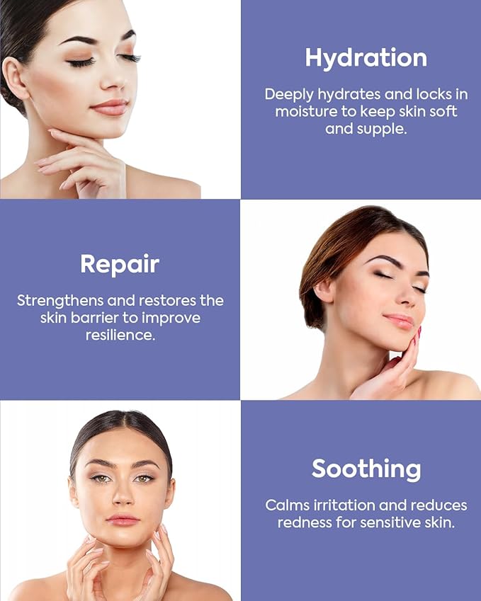 KOMFYMED Revitalizing Comforting Facial Toner with Ectoin & Hyaluronic Acid, Soothing & Hydrating Facial Essence for All Skin Types,Great for Cotton Pad Facial Masks, 500ml / 16.9 fl.oz